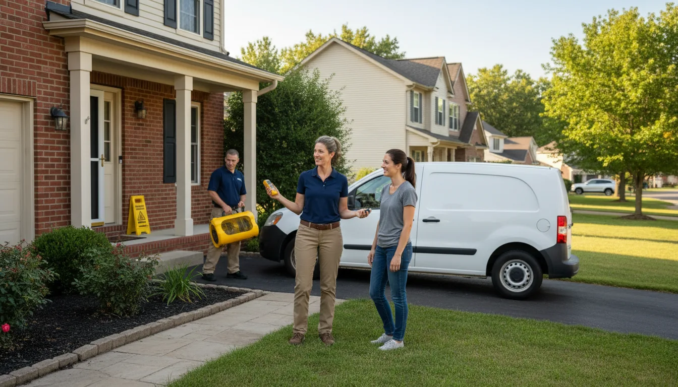 Water restoration image for Home Water Damage Repair in Wabbaseka, AR